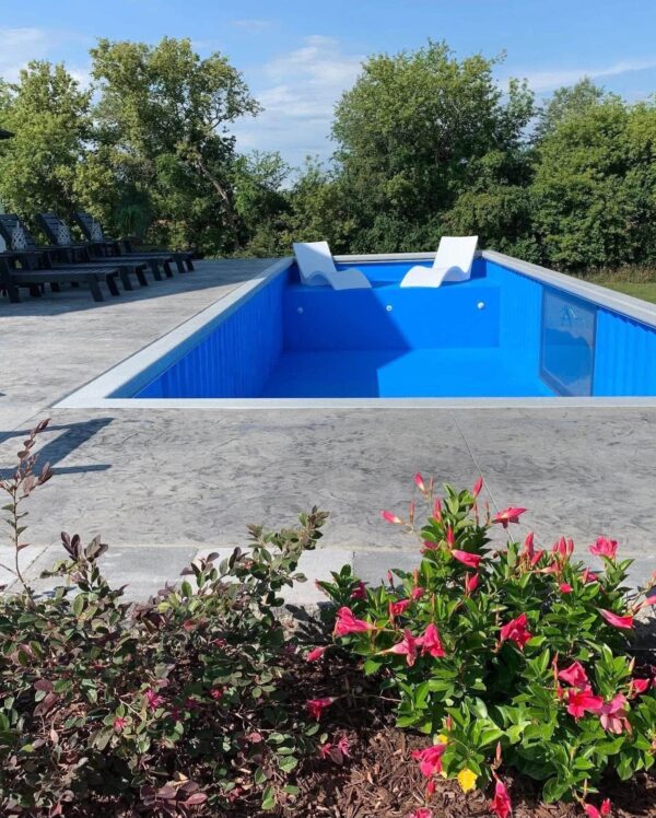 40 foot container swimming pool